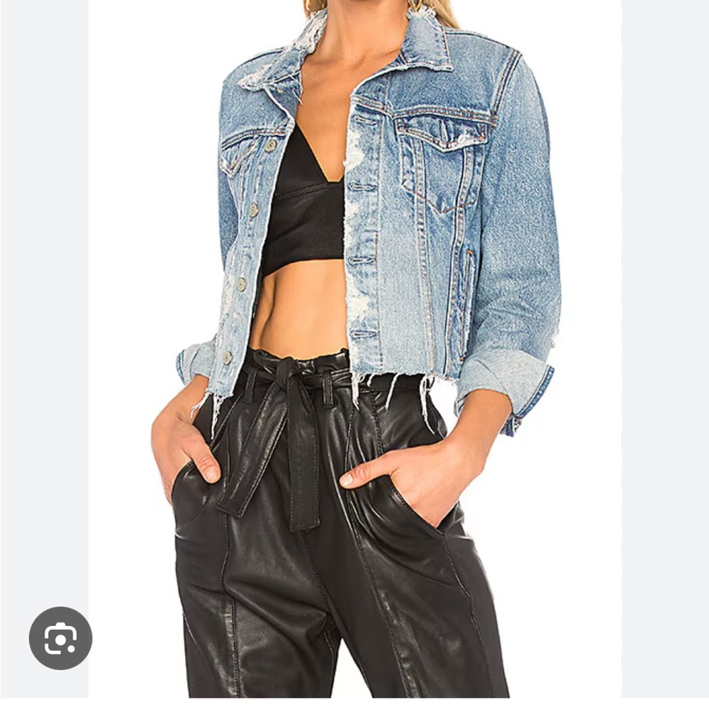 GRLFRND Cara Cropped Jean Jacket